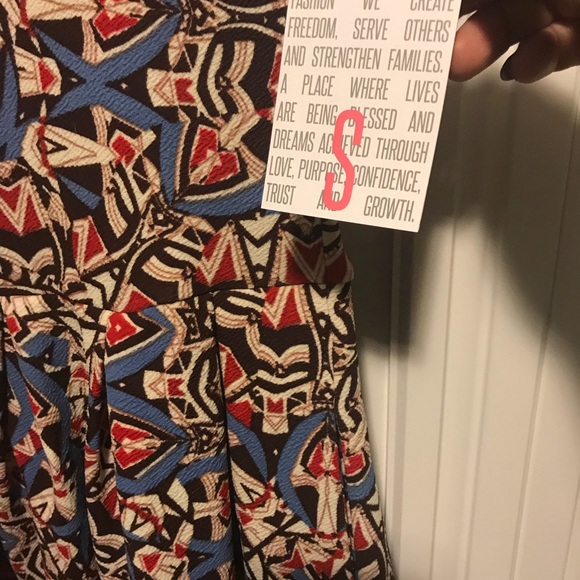 Color blocked and pattern pocketed Amelia dress - Picture 2 of 3